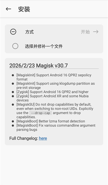 截图 Magisk面具 2