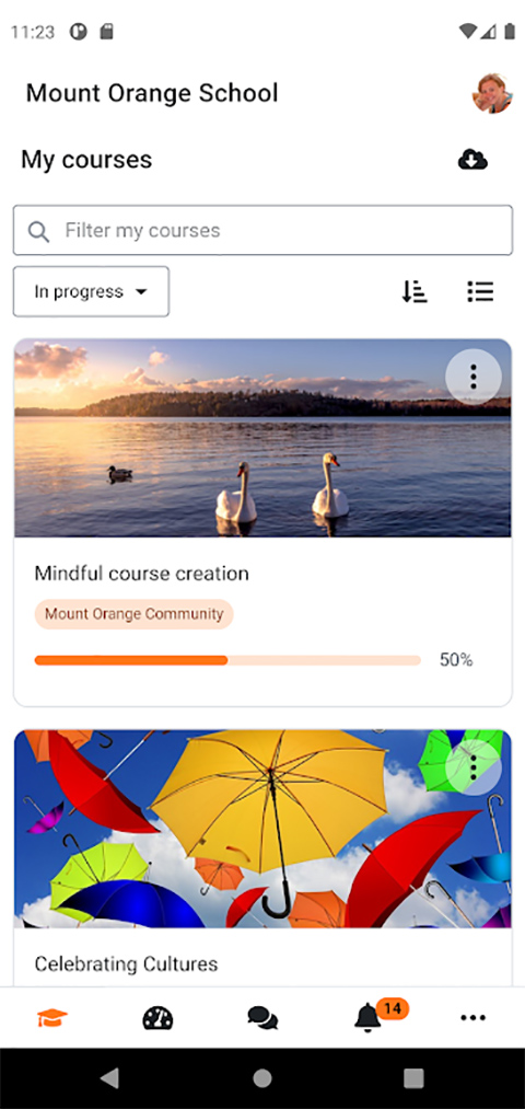 截图 Moodle 5
