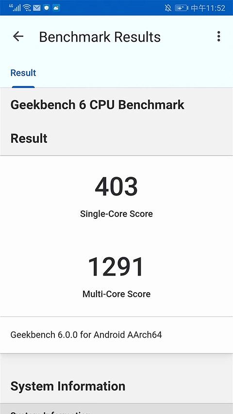 截图 Geekbench6 3